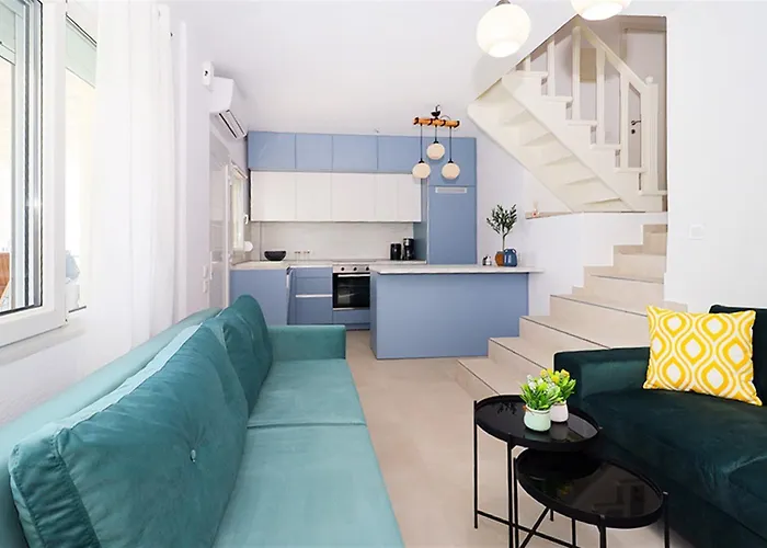 Harmony Sea House 4 Bedrooms 10 Guests Hébergement de vacances Chaniotis